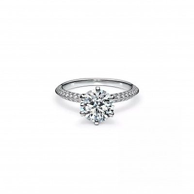 TIFFANY THE TIFFANY® SETTING PAVÉ ENGAGEMENT RING 45718884